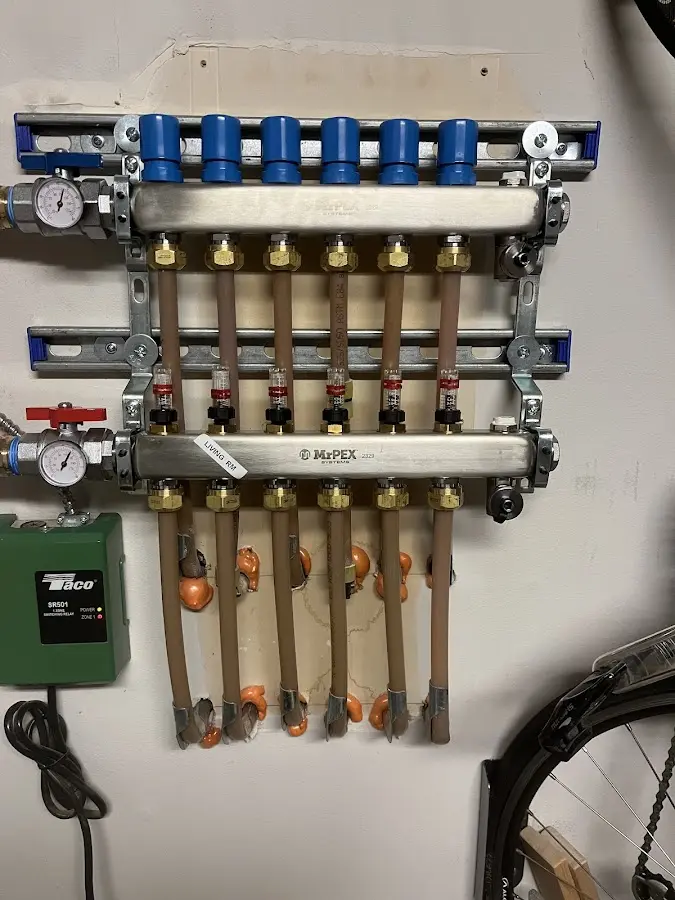 Plumber performing Gas Leak Detection at a residential property in Sugarloaf